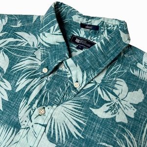 Reyn Spooner Men’s Classic Hawaiian Tropical Aloha Button Down Shirt Size XL